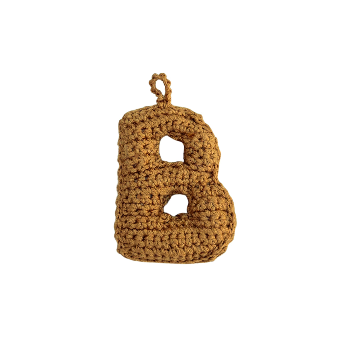 Crochet Alphabets Letters in Mustard | Handmade