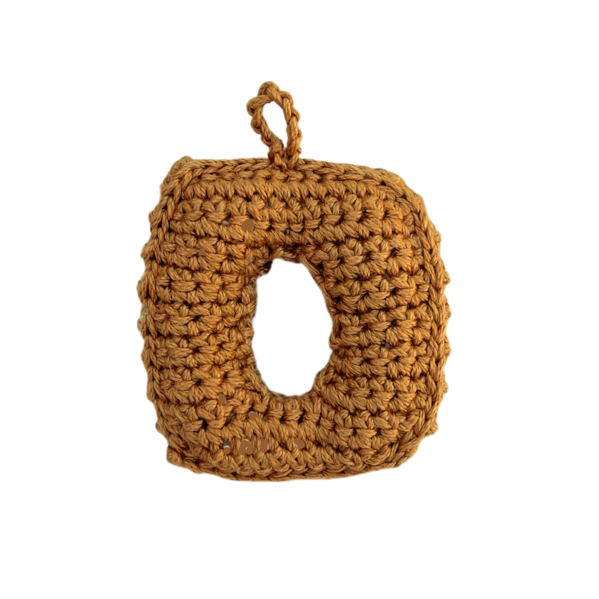 Crochet Alphabets Letters in Mustard | Handmade
