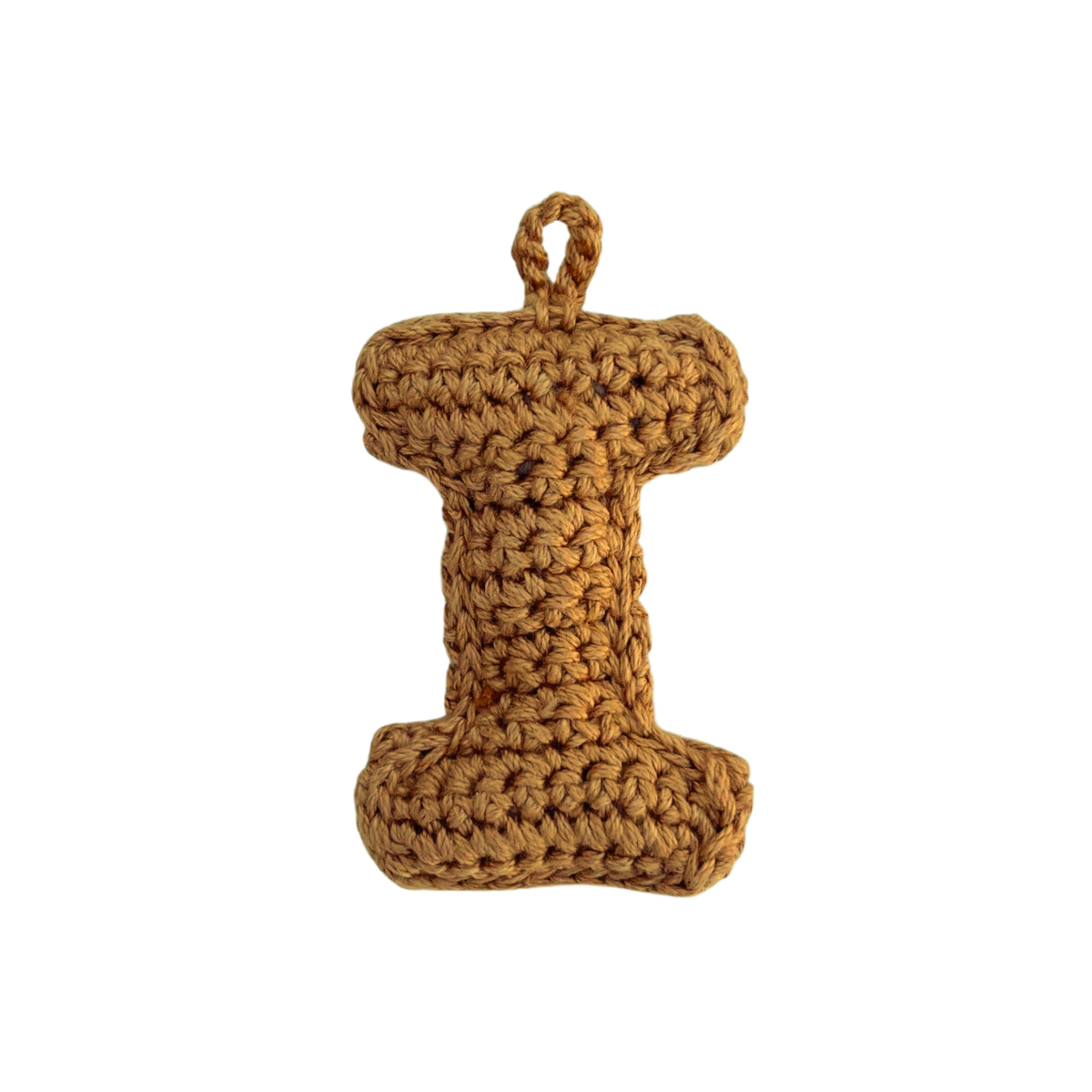 Crochet Alphabets Letters in Mustard | Handmade