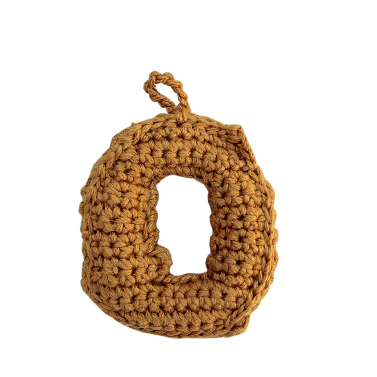 Crochet Alphabets Letters in Mustard | Handmade