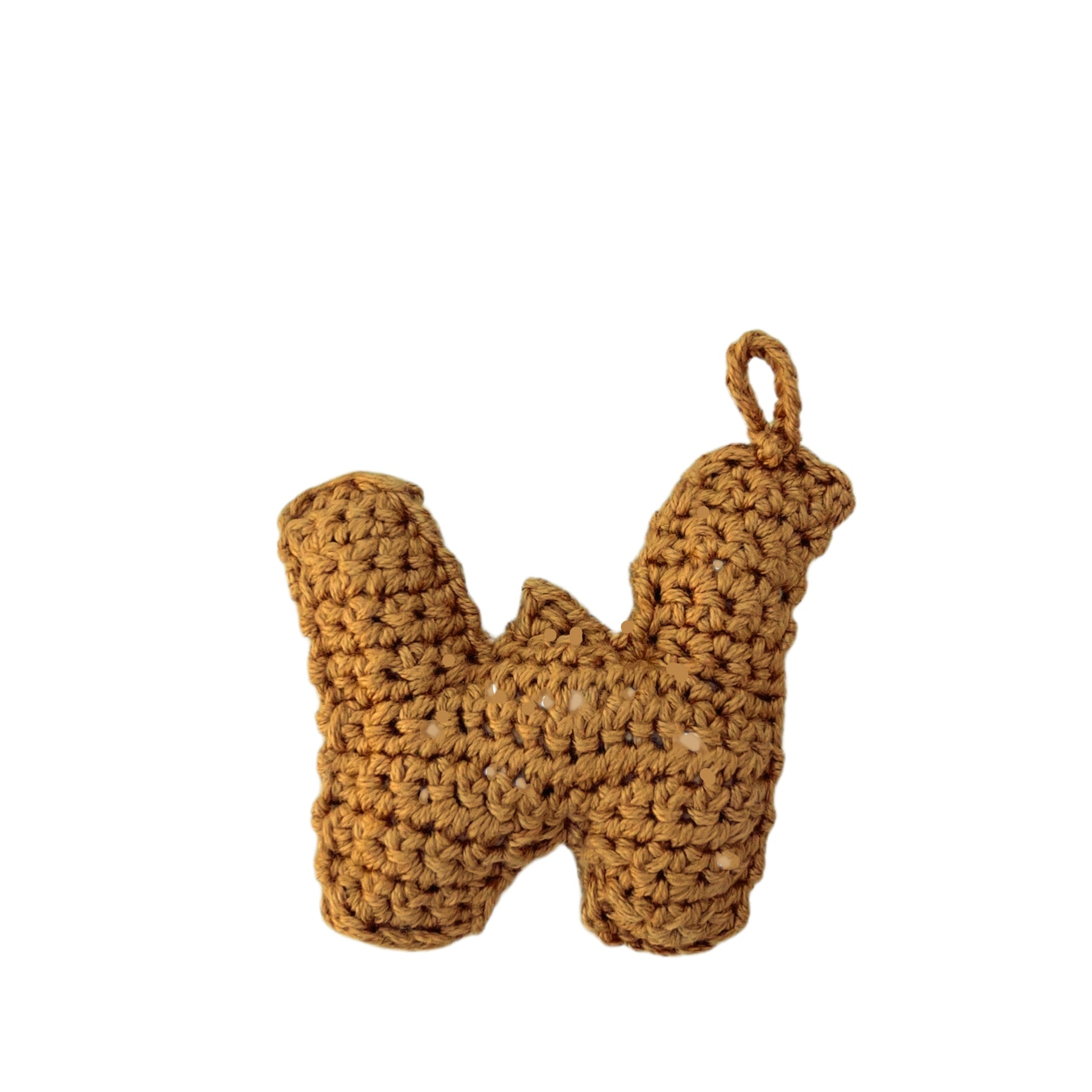 Crochet Alphabets Letters in Mustard | Handmade