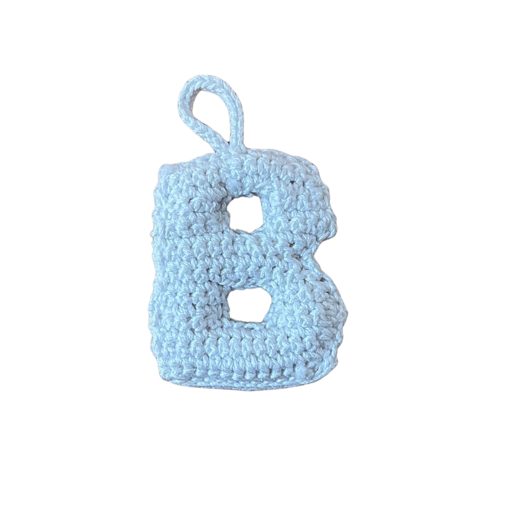 Crochet Alphabets Letters in White | Handmade