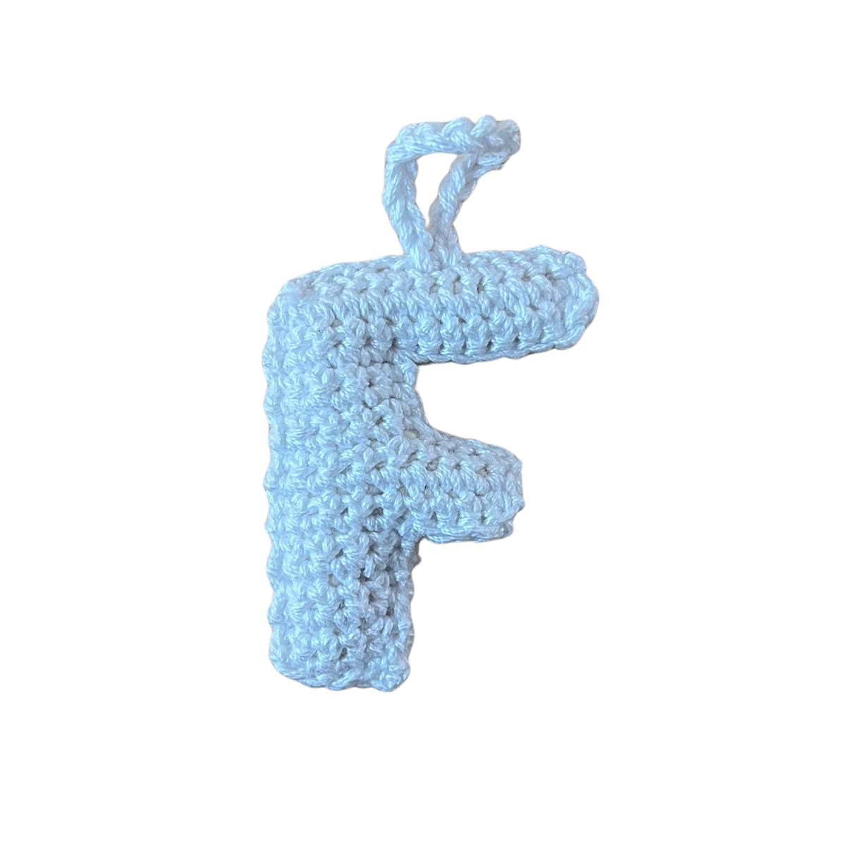 Crochet Alphabets Letters in White | Handmade