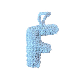 Crochet Alphabets Letters in White | Handmade