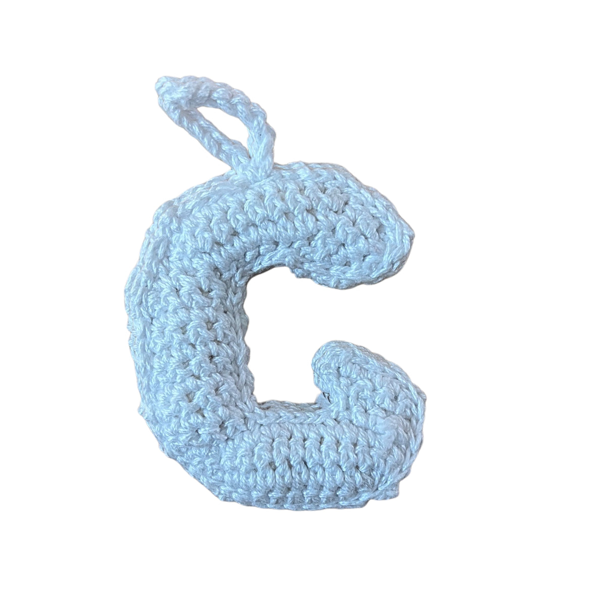 Crochet Alphabets Letters in White | Handmade