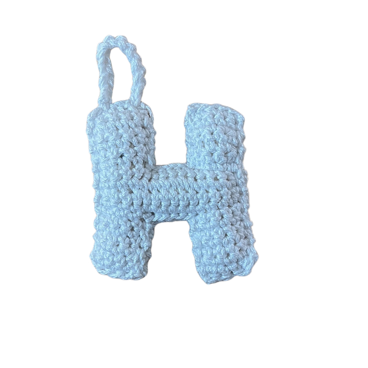 Crochet Alphabets Letters in White | Handmade