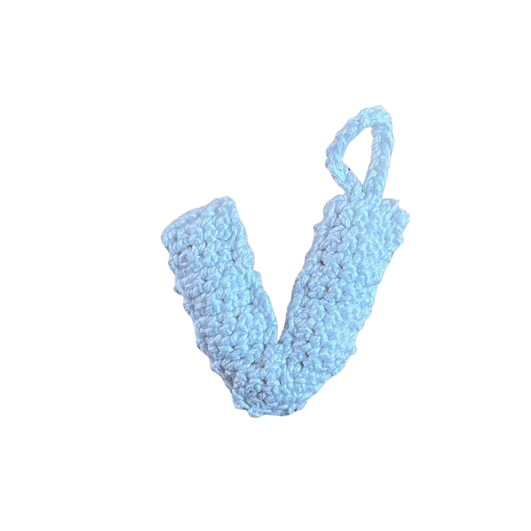 Crochet Alphabets Letters in White | Handmade