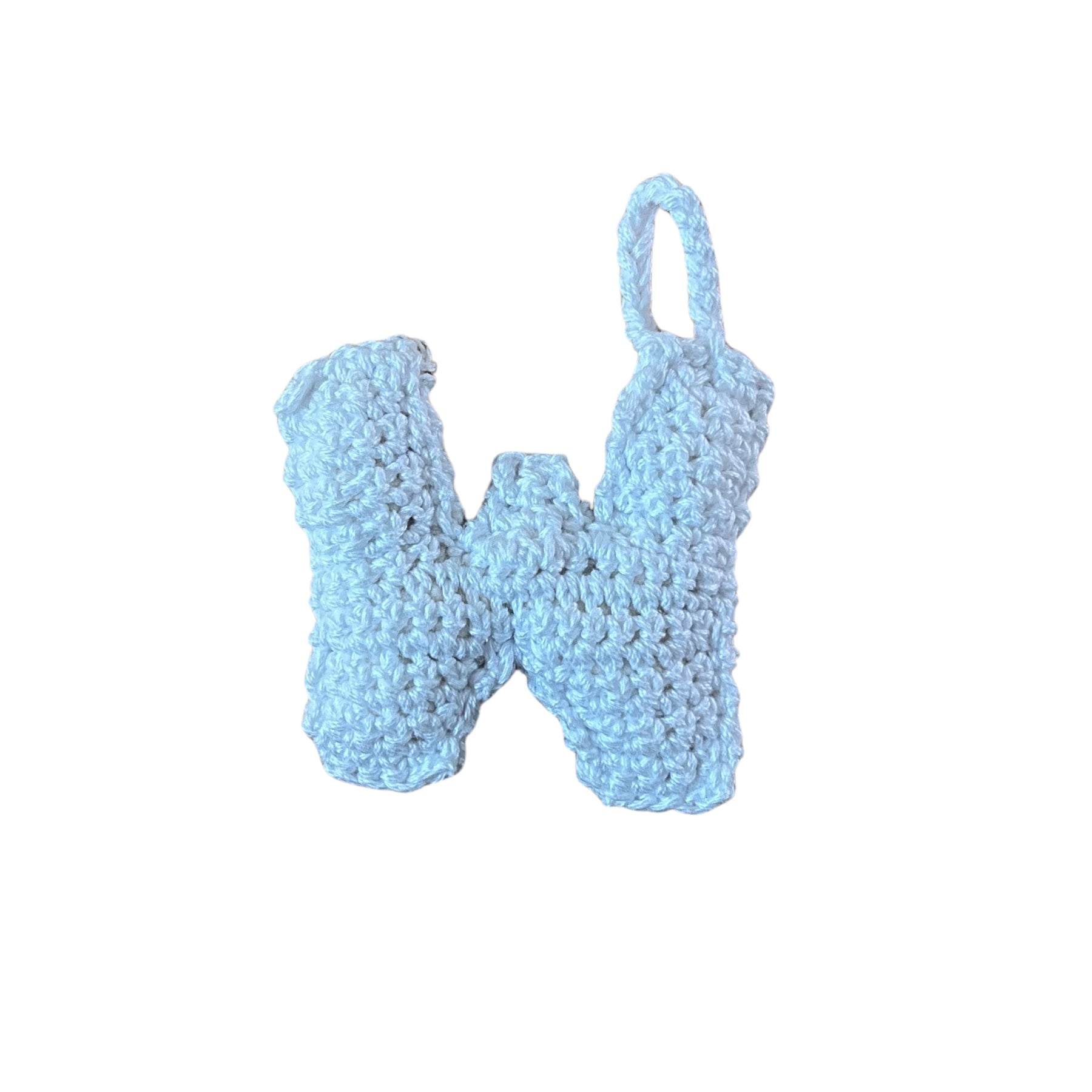 Crochet Alphabets Letters in White | Handmade
