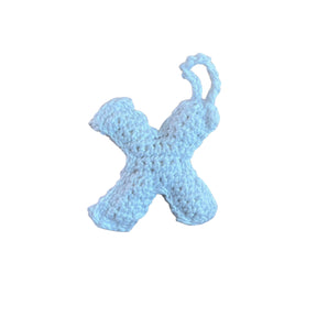 Crochet Alphabets Letters in White | Handmade