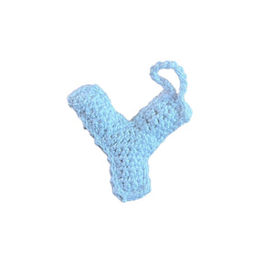 Crochet Alphabets Letters in White | Handmade