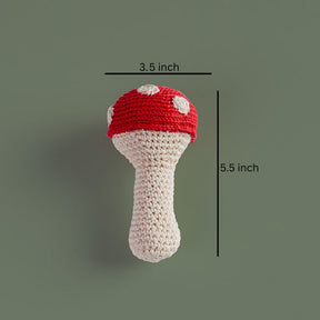 Mushroom Crochet Baby Toy - Set of 3