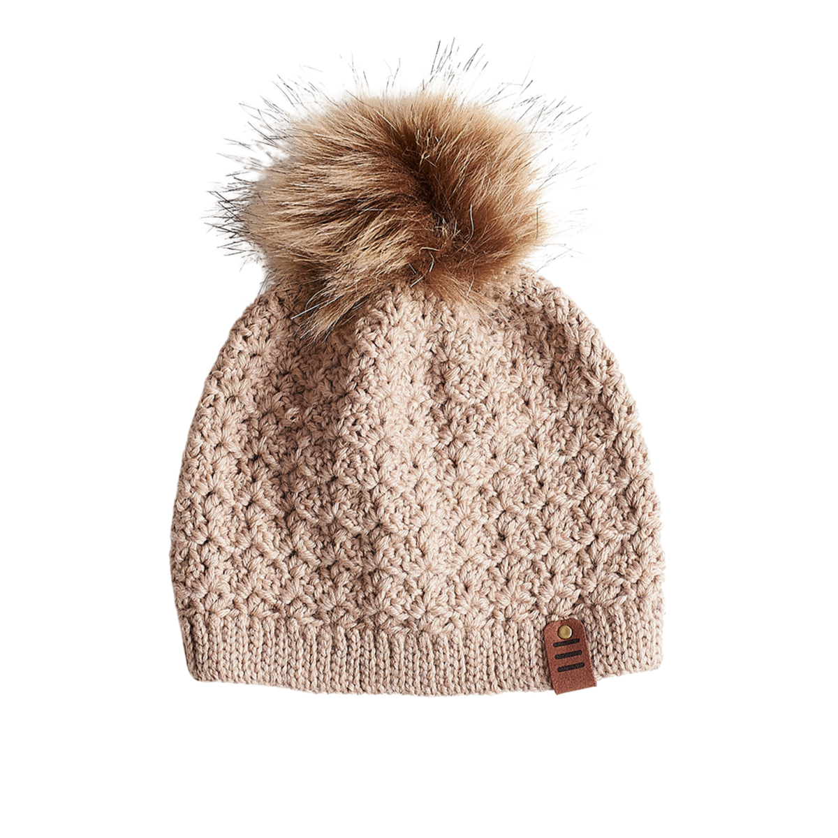Crochet Baby Beanie | Beige