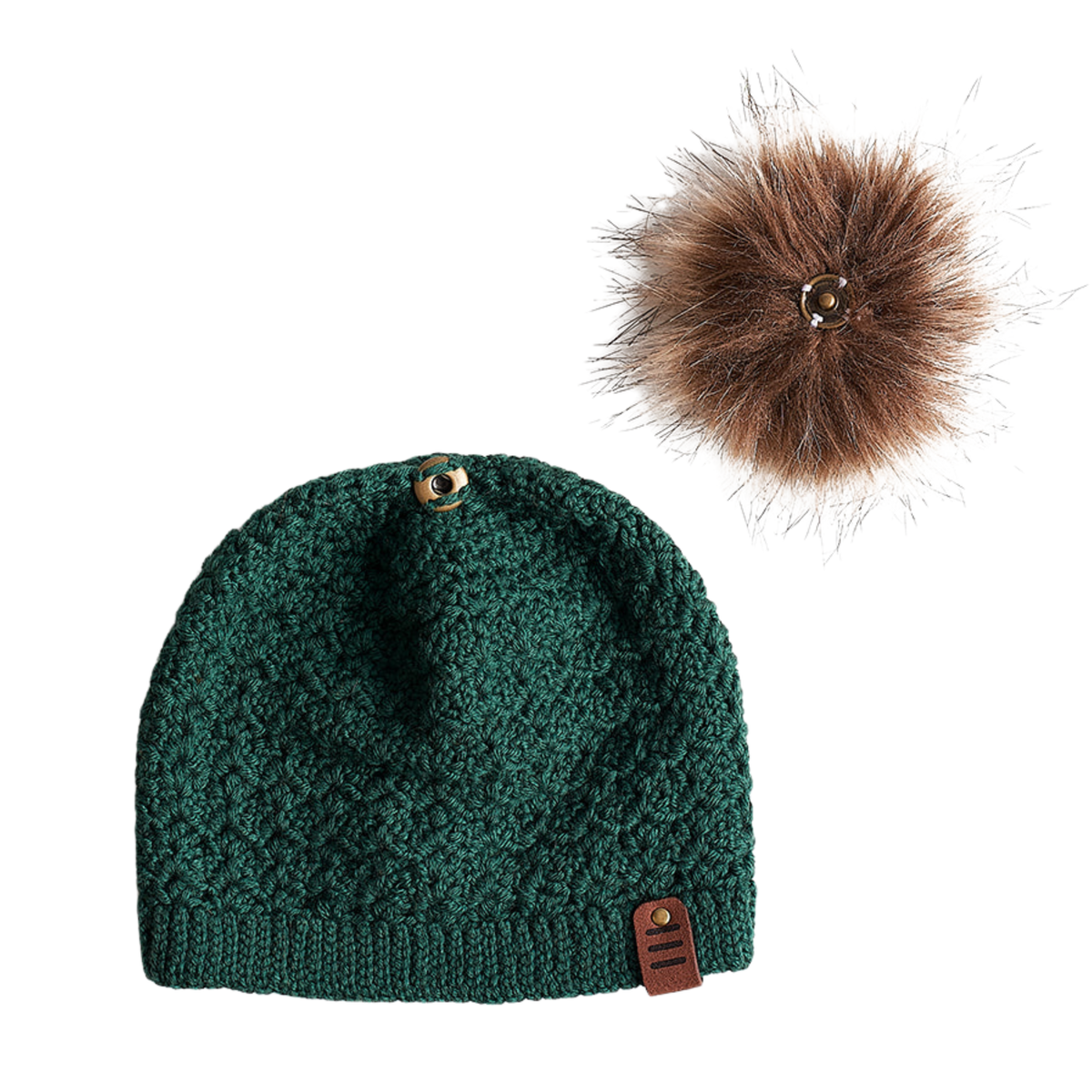 Crochet Baby Beanie | Green