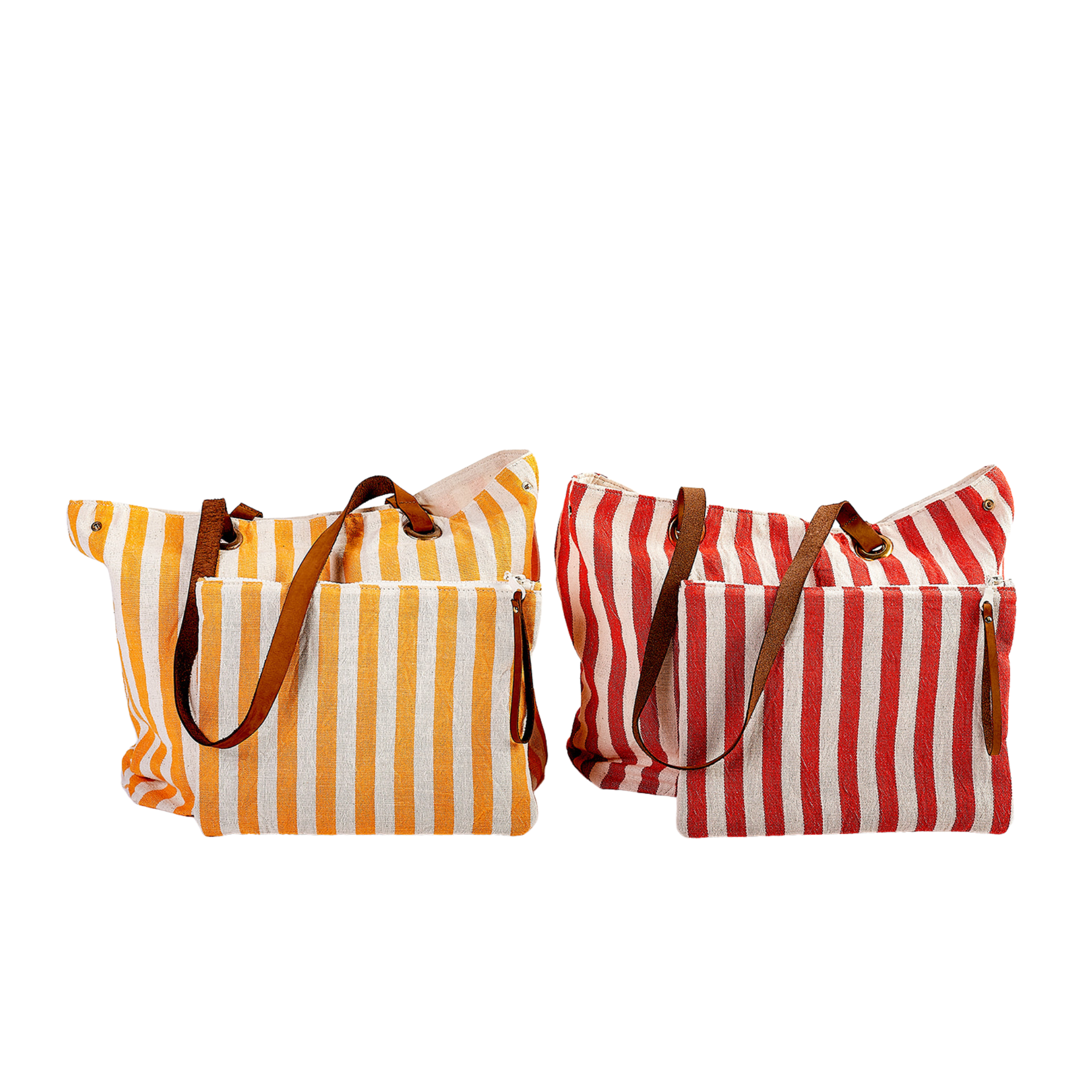 Woven Tote Bag | Yellow