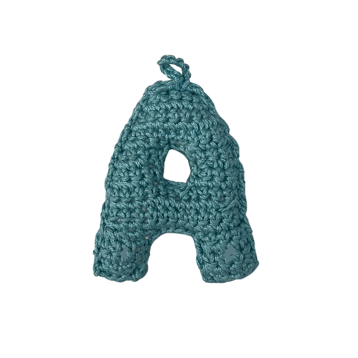 Crochet Alphabets Letters in Blue | Handmade