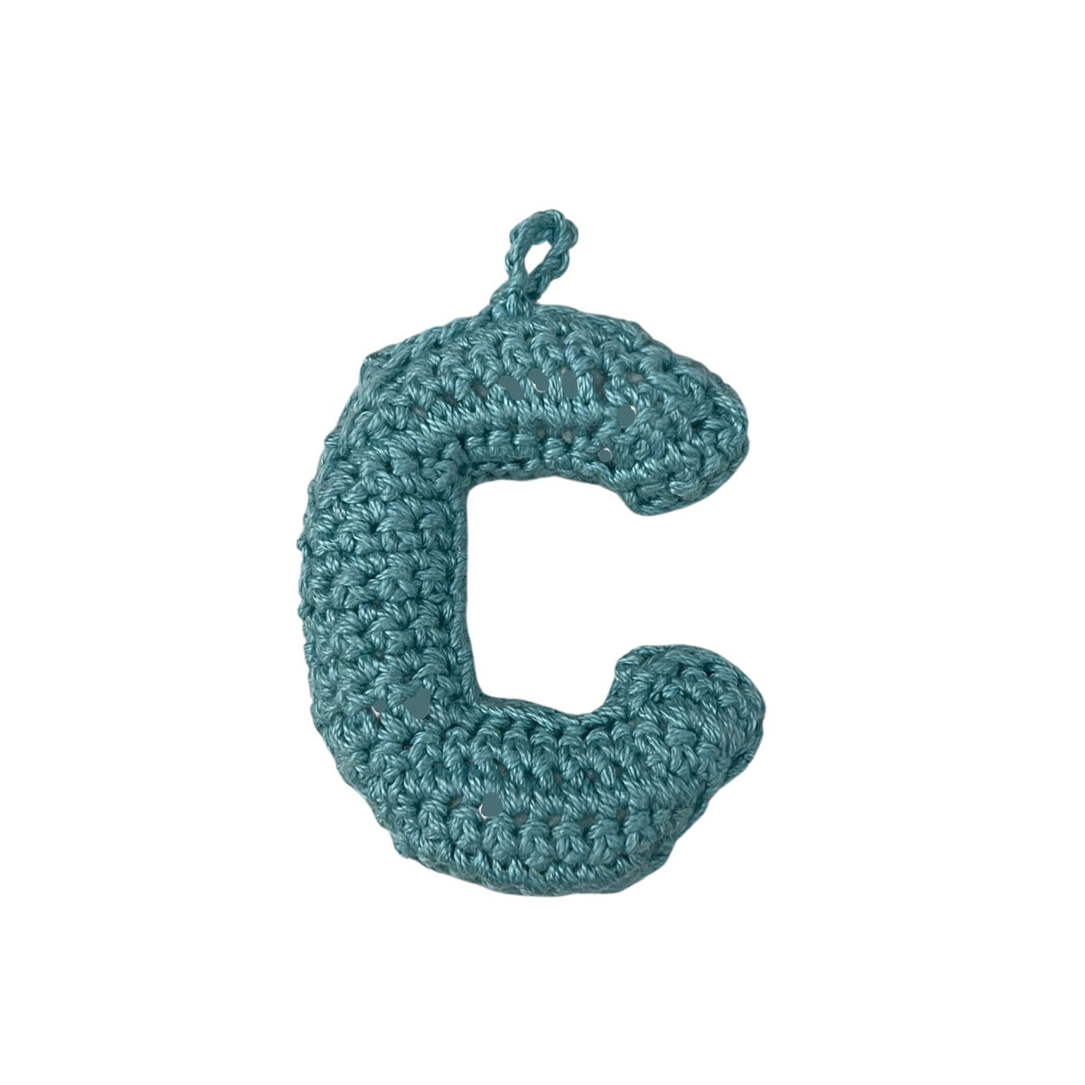Crochet Alphabets Letters in Blue | Handmade