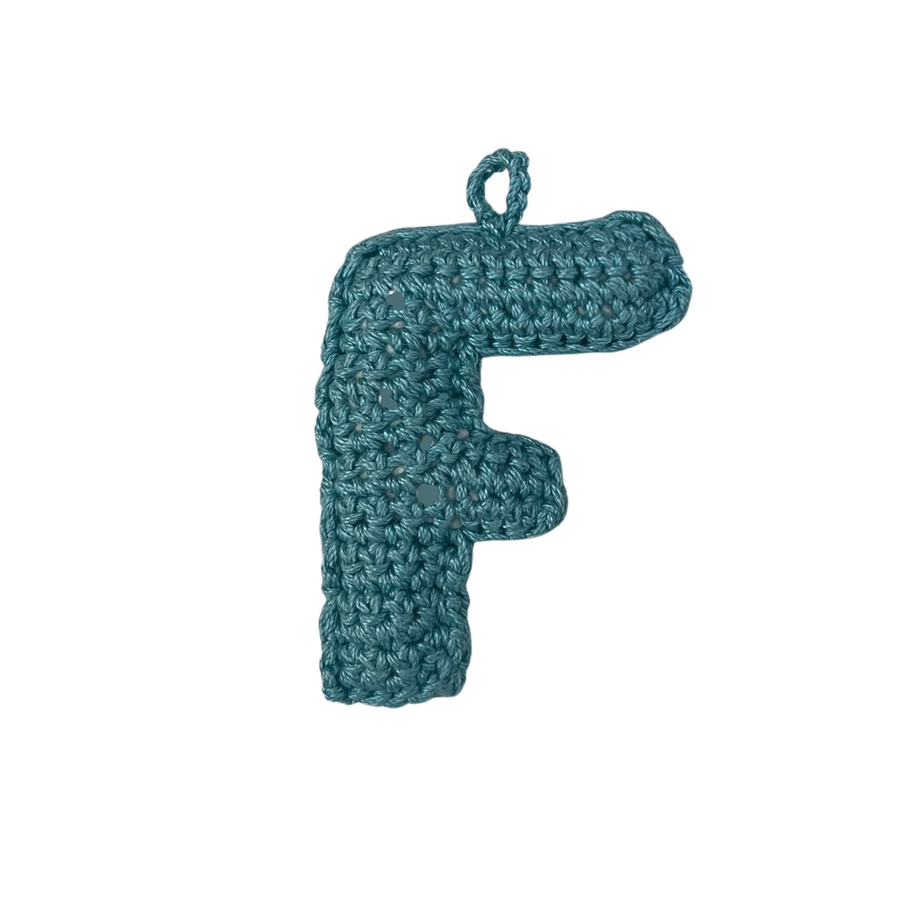 Crochet Alphabets Letters in Blue | Handmade