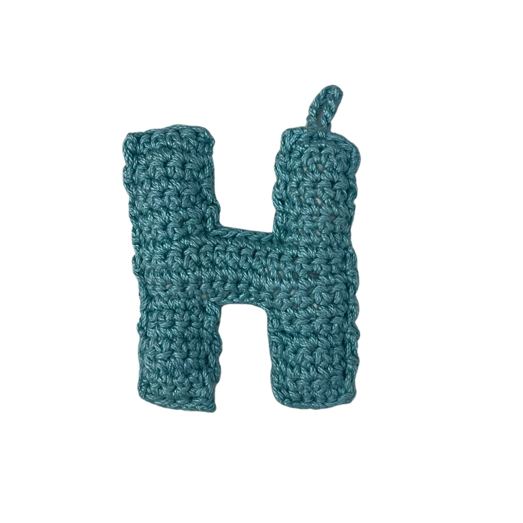 Crochet Alphabets Letters in Blue | Handmade