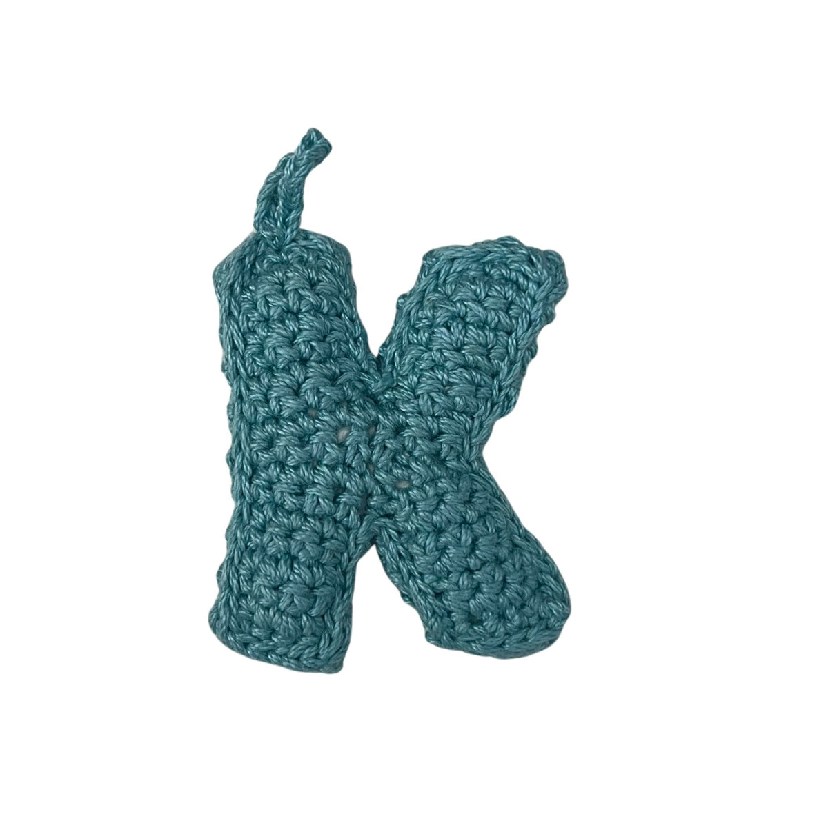 Crochet Alphabets Letters in Blue | Handmade