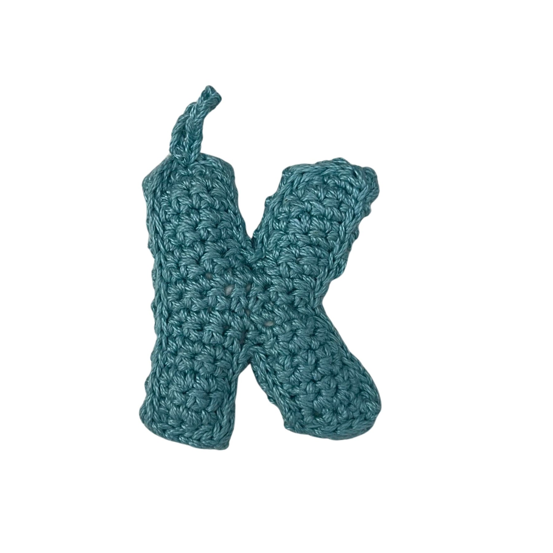 Crochet Alphabets Letters in Blue | Handmade