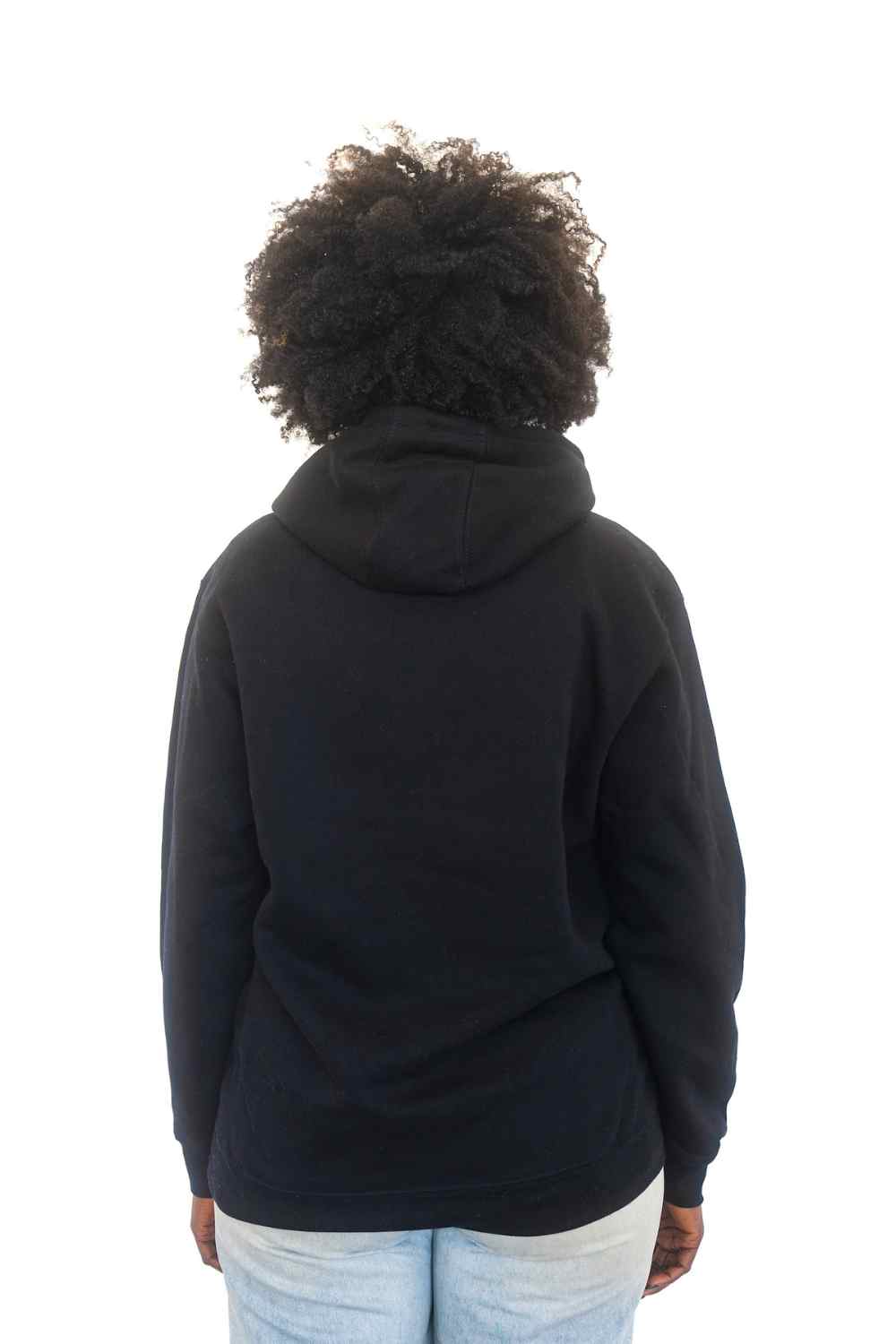 Back view of hoodie
