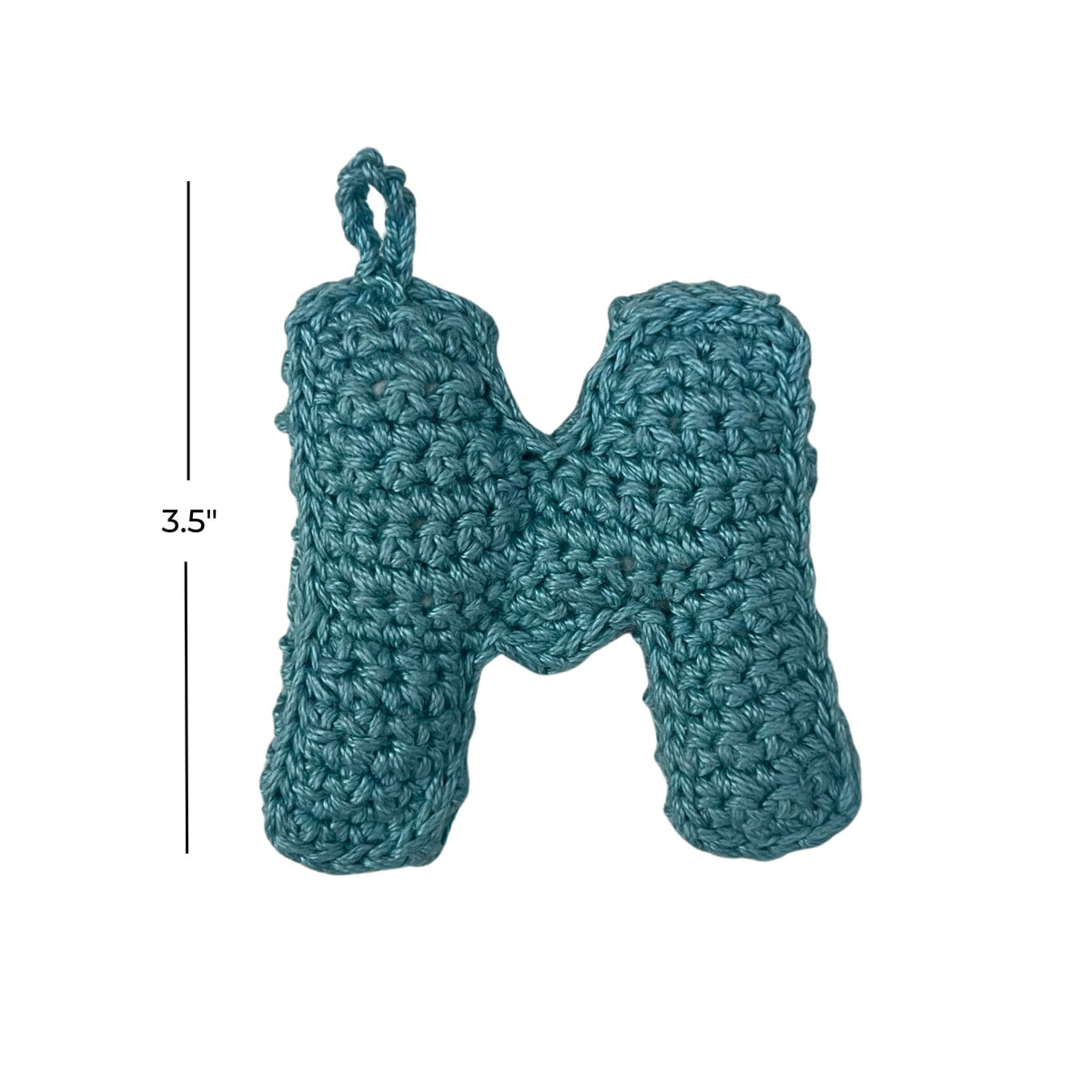 Crochet Alphabets Letters in Blue | Handmade