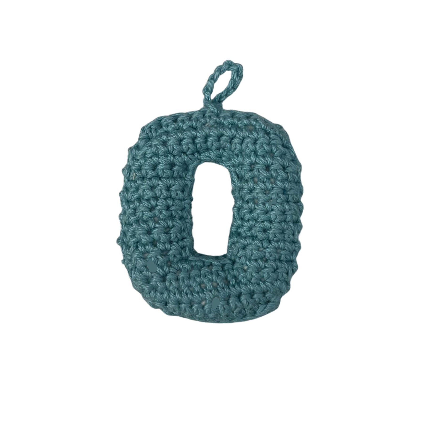 Crochet Alphabets Letters in Blue | Handmade