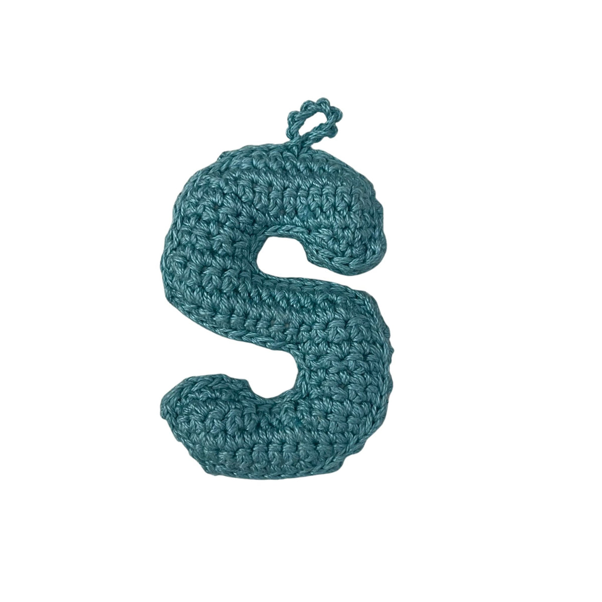Crochet Alphabets Letters in Blue | Handmade