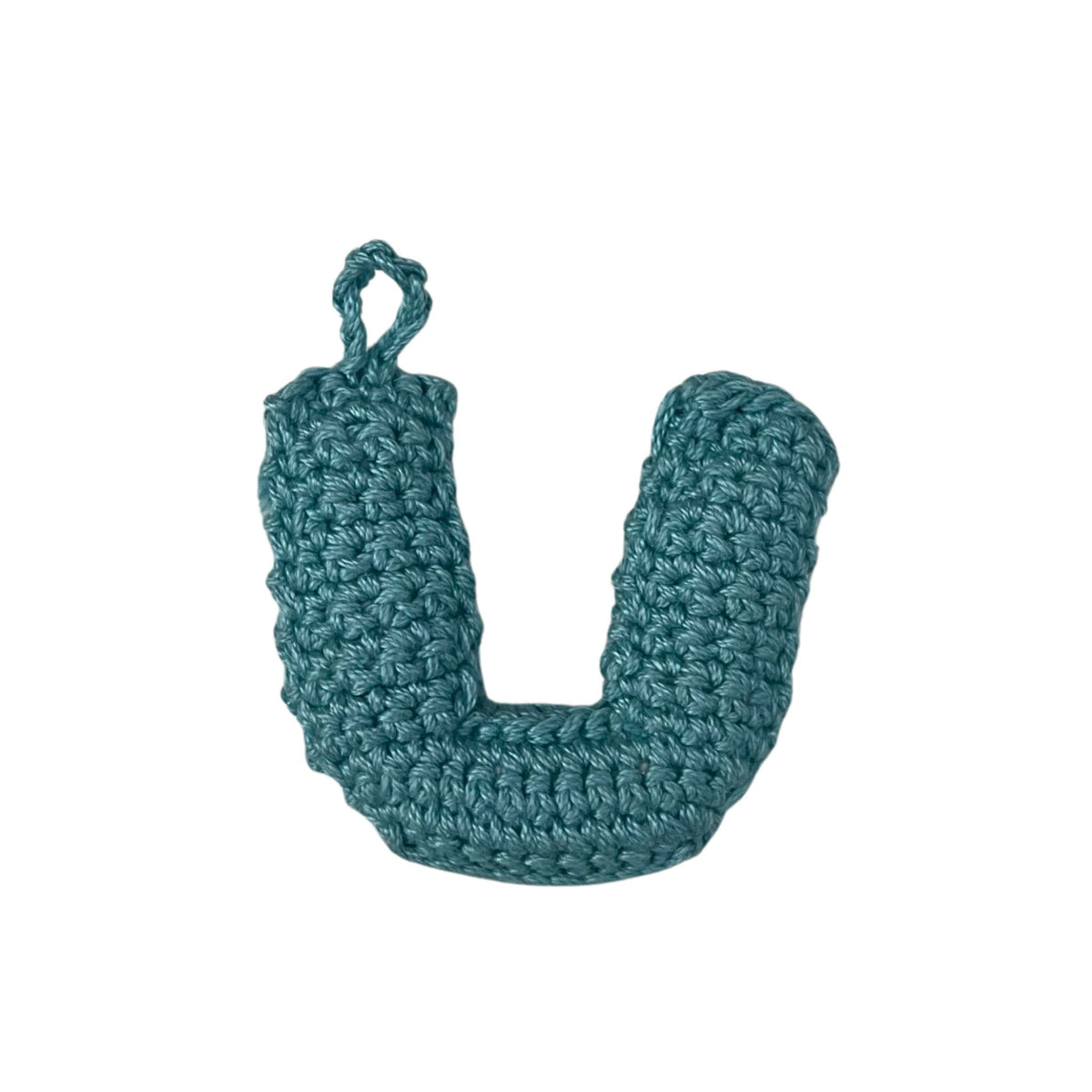 Crochet Alphabets Letters in Blue | Handmade