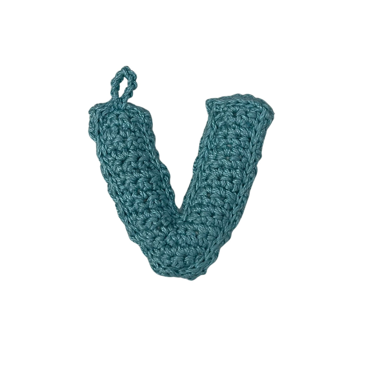 Crochet Alphabets Letters in Blue | Handmade