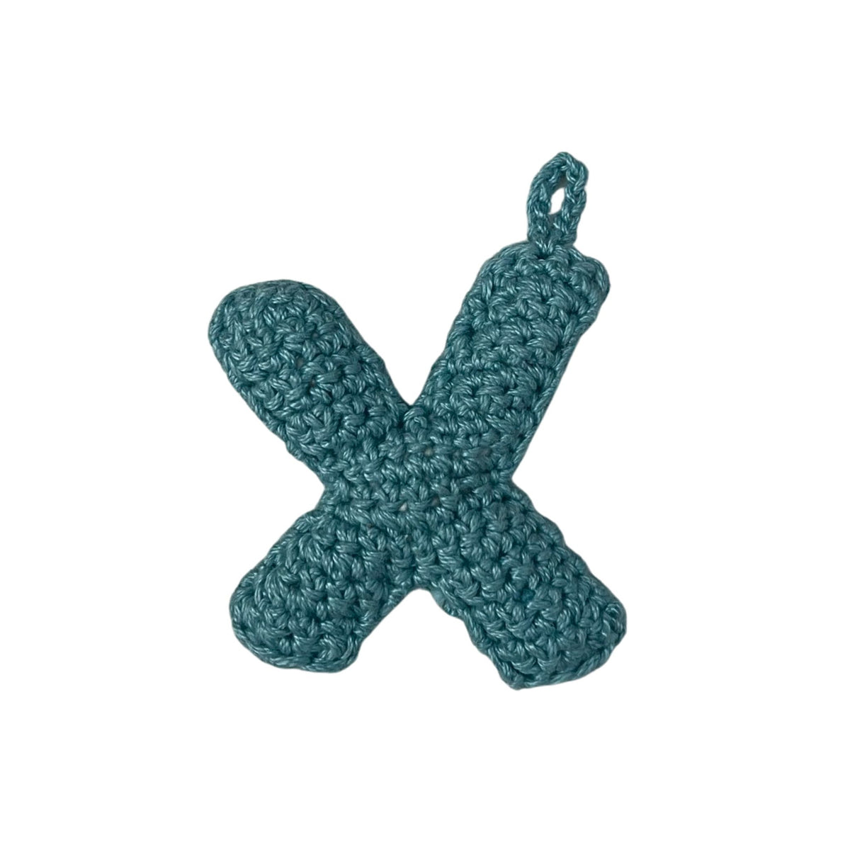 Crochet Alphabets Letters in Blue | Handmade