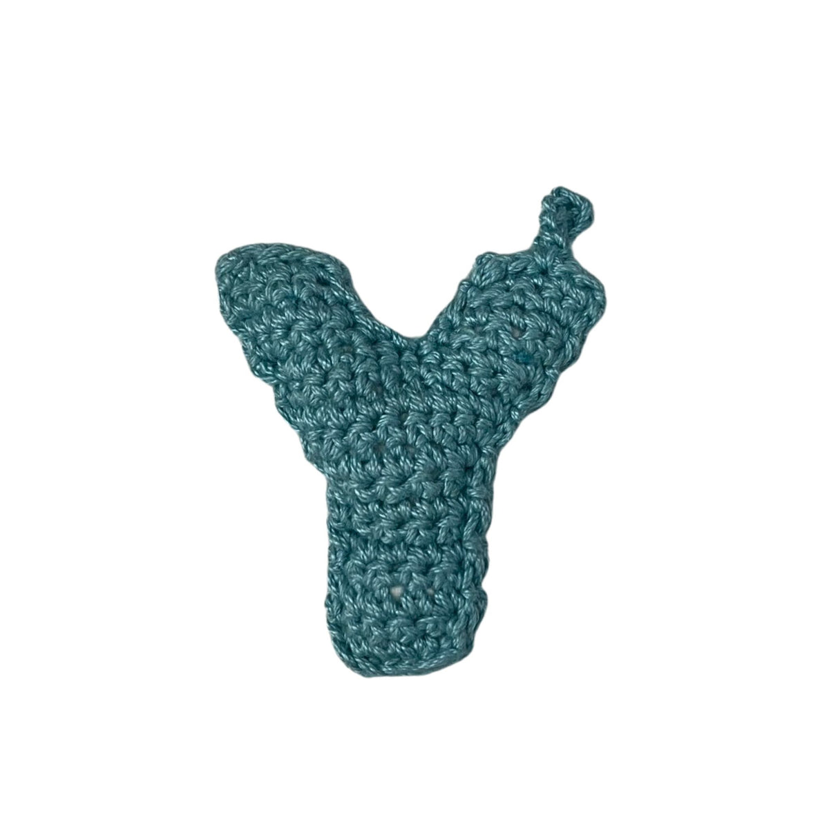 Crochet Alphabets Letters in Blue | Handmade