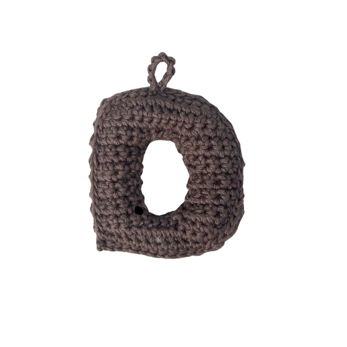 Crochet Alphabets Letters in Brown | Handmade