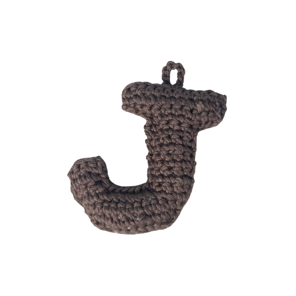 Crochet Alphabets Letters in Brown | Handmade
