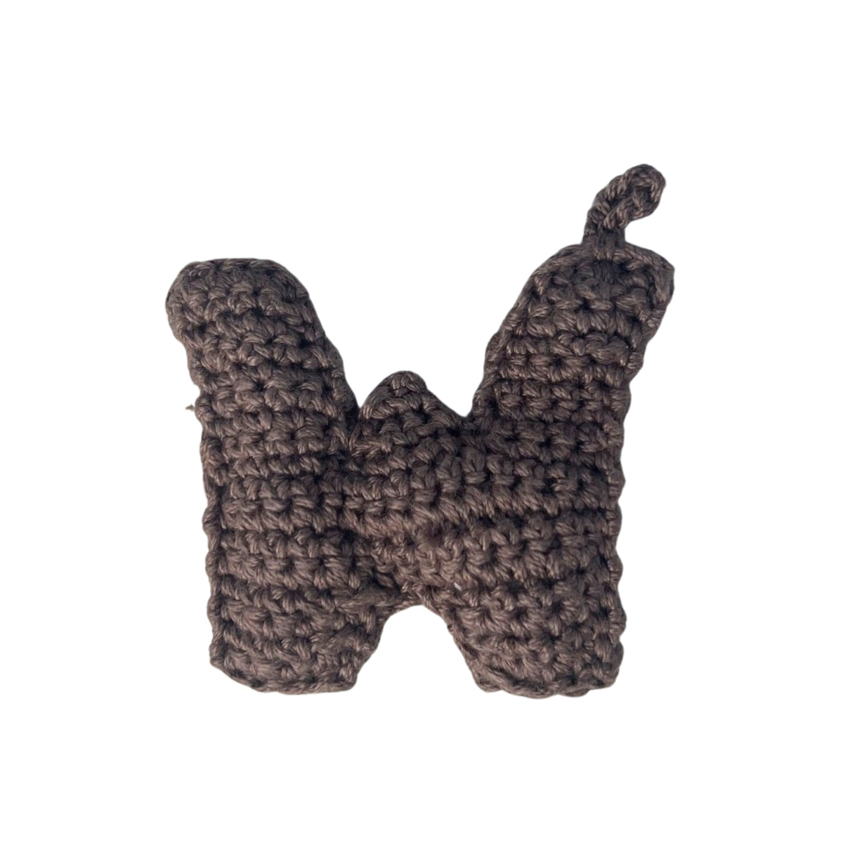 Crochet Alphabets Letters in Brown | Handmade