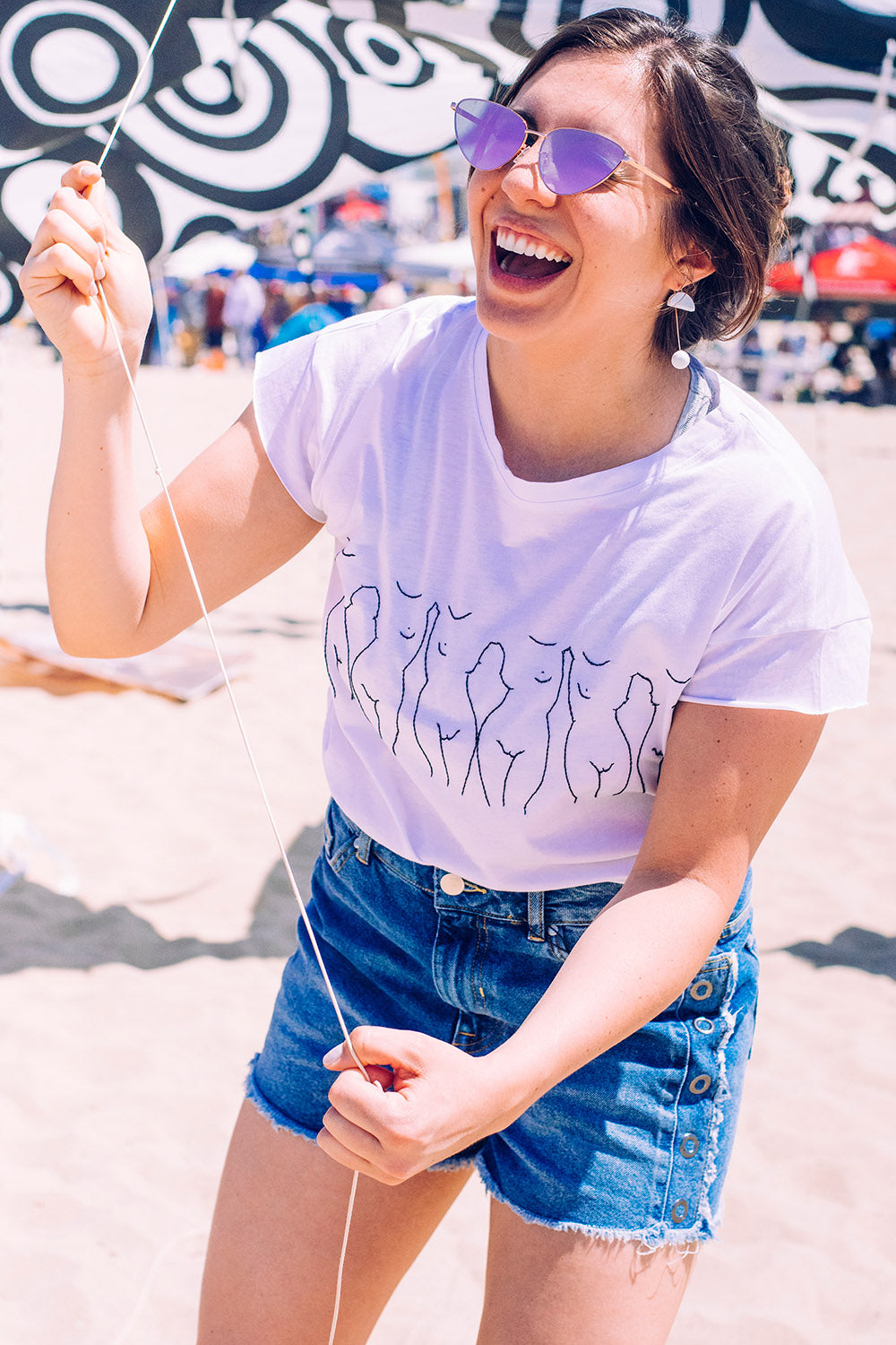Formation Tee in White
