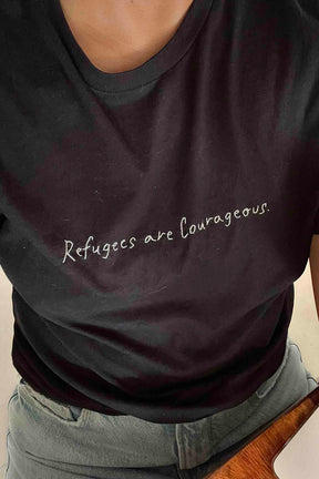 Custom Phrase T-shirt in Black