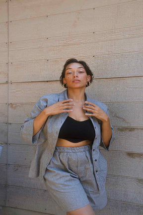 Intention Two-Piece Denim Set