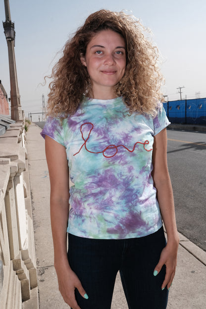 organic cotton tie dye T-shirt